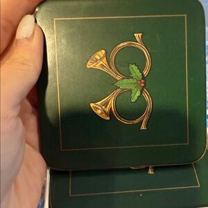 Pimpernel Traditional Collection Coasters - Red and Black bundle 6